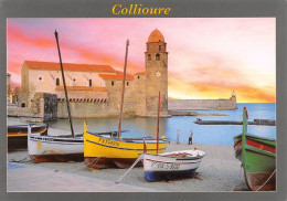 66 COLLIOURE  Les Barques De Pêche   (Scan R/V) N°   35   \MT9127 - Collioure