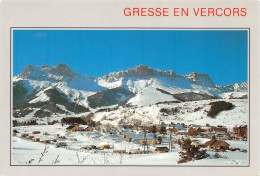 38  Gresse-en-Vercors  Vue Générale  Camping Et Caravaneige De La Station  (Scan R/V) N°  32   \MT9151 - Grenoble