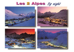 38 Les Deux Alpes  By Night (Scan R/V) N°   34   \MT9142 - Bourg-d'Oisans