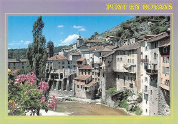 38 Pont-en-Royans Les Maisons Surplombant La BOURNE           (Scan R/V) N°   10   \MT9142 - Pont-en-Royans