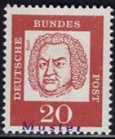 GERMANY(1961) J. S. Bach. MUSTER (specimen) Overprint. Scott No 829. - Altri & Non Classificati