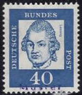 GERMANY(1961) Gotthold Lessing. MUSTER (specimen) Overprint. Scott No 832. - Andere & Zonder Classificatie