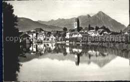 11639386 Interlaken BE Kirche Unterseen Niesen  Interlaken - Autres & Non Classés