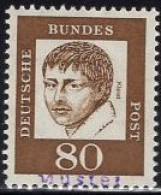 GERMANY(1961) Heinrich Von Kleist. MUSTER (specimen) Overprint. Scott No 836. - Other & Unclassified