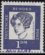 GERMANY(1961) Annette Von Droste-Hülshoff. MUSTER (specimen) Overprint. Scott No 838. - Other & Unclassified