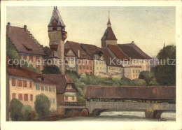 11639322 Aargau Kanton Bremgarten Kuenstlerkarte C. Zeltner Aarau - Sonstige & Ohne Zuordnung