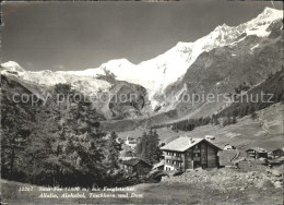 11639213 Saas-Fee Mit Feegletscher Allalin Alphubel Taeschhorn Dom Saas-Fee - Altri & Non Classificati