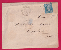 N°22 GC 461 BESSE SUR ISSOLE VAR CAD TYPE 22 POUR TOULON LETTRE - 1849-1876: Klassieke Periode