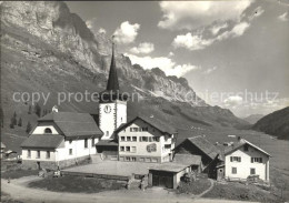 11639199 Urnerboden Kirche Mit Schulhaus Klausenstrasse Urnerboden - Sonstige & Ohne Zuordnung