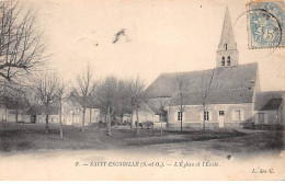 SAINT ESCOBILLE - L'Eglise Et L'Ecole - état - Otros & Sin Clasificación