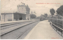 VILLENEUVE TRIAGE - La Gare - Très Bon état - Andere & Zonder Classificatie