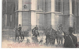 VINCENNES - Le Prince Ferdinand De Bulgarie Montant à Cheval Devant La Chapelle - 18 Octobre 1905 - Très Bon état - Vincennes