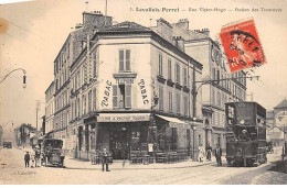 LEVALLOIS PERRET - Rue Victor Hugo - Station Des Tramways - état - Levallois Perret