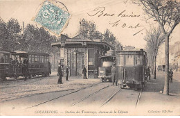 COURBEVOIE - Station Des Tramways - Avenue De La Défense - Très Bon état - Courbevoie