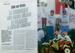 Article Papier 5 Pages SIDE-CAR CROSS HÜSSER Septembre 1988 MRFL - Non Classificati