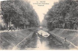 TROYES - Le Canal De La Haute Seine - Promenade - Très Bon état - Troyes