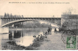 RIS ORANGIS - Les Bords De La Seine Un Jour De Clôture - Fermeture De La Pêche - Très Bon état - Ris Orangis