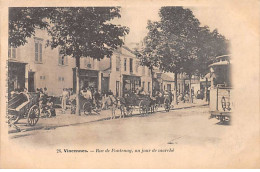 VINCENNES - Rue De Fontenay , Un Jour De Marché - Très Bon état - Vincennes