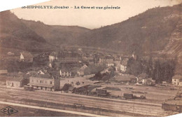 SAINT HIPPOLYTE - La Gare Et Vue Générale - Très Bon état - Saint Hippolyte