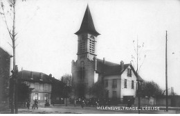 VILLENEUVE TRIAGE - L'Eglise - Très Bon état - Sonstige & Ohne Zuordnung