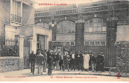 FONTENAY SOUS BOIS - Usine Gaveau - Entrée Des Ouvriers - F. Fleury - Très Bon état - Fontenay Sous Bois