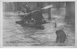 IVRY SUR SEINE - Inondation 1910 - La Rue D'Ivry - Très Bon état - Ivry Sur Seine