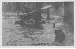 IVRY SUR SEINE - Inondation 1910 - La Rue D'Ivry - Très Bon état - Ivry Sur Seine