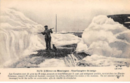 L'Hiver En Montagne - Une Congère De Neige - Très Bon état - Sonstige & Ohne Zuordnung