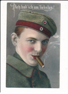 MILITAIRE: Ww1 - Caricature Militaire - Très Bon état - Guerre 1914-18