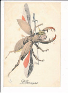 MILITAIRE: Ww1 - Caricature Militaire, Militaire Insecte - Très Bon état - War 1914-18