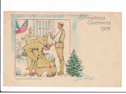 MILITAIRE: Ww1 - Caricature Militaire, Noël, Christmas - Très Bon état - War 1914-18