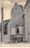 FAUCOUCOURT - Campagne De 1914 1917 - Ruines De L'Eglise Et Le Calvaire - Très Bon état - Other & Unclassified