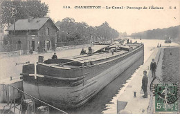 CHARENTON - Le Canal - Passage De L'Ecluse - Très Bon état - Charenton Le Pont