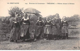 TREGUNC - Fillettes Devant Le Dolmen - Très Bon état - Trégunc