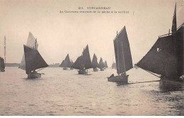 CONCARNEAU - La Caravane Rentrant De La Pêche à La Sardine - Très Bon état - Concarneau