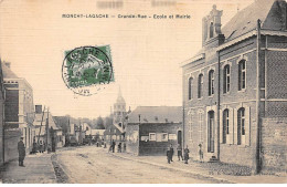 MONCHY LAGACHE - Grande Rue - Ecole Et Mairie - Très Bon état - Sonstige & Ohne Zuordnung