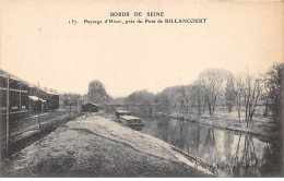 Paysage D'Hiver, Près Du Pont De BILLANCOURT - Très Bon état - Autres & Non Classés