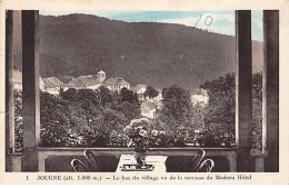 JOUGNE - Le Bas Du Village Vu De La Terrasse Du Modern Hôtel - Très Bon état - Altri & Non Classificati