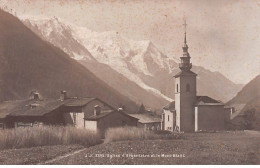 Eglise D'ARGENTIERE Et Le Mont Blanc - Très Bon état - Sonstige & Ohne Zuordnung