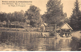 Station Estivale De FORGENEUVE Près MEUZAC - La Plage, Le Plongeoir - Très Bon état - Altri & Non Classificati