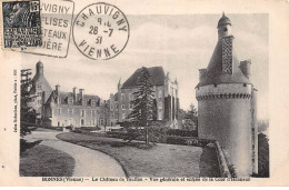BONNES - Le Château De Touffou - Vue Générale Et Entrée De La Cour D'Honneur - Très Bon état - Sonstige & Ohne Zuordnung