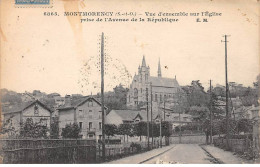 MONTMORENCY - Vue D'ensemble Sur L'Eglise Prise De L'Avenue De La République - Très Bon état - Montmorency