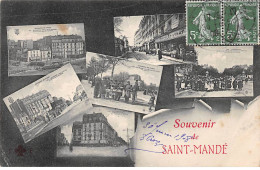 Souvenir De SAINT MANDE - Très Bon état - Saint Mande