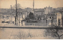 MAISONS ALFORT - La Grande Crue De La Seine 1910 - Rue De La Gare - Très Bon état - Maisons Alfort