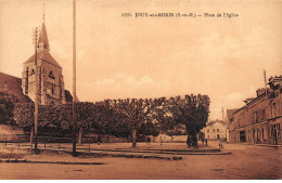 JOUY SUR MORIN - Place De L'Eglise - Très Bon état - Other & Unclassified