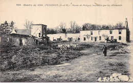 PUISIEUX - Guerre De 1914 - Ferme De Poligny, Incendiée Par Les Allemands - Très Bon état - Otros & Sin Clasificación