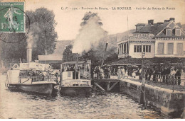 LA BOUILLE - Arrivée Du Bateau De Rouen - Très Bon état - La Bouille