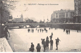 BELFORT - Patinage Sur La Savoureuse - Très Bon état - Belfort - Ciudad