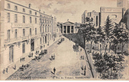NARBONNE - Société Générale - Rue Du Tribunal - Très Bon état - Narbonne