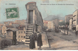 PRIVAS - Avenue De La Gare Et Route De Chomérac - état - Privas